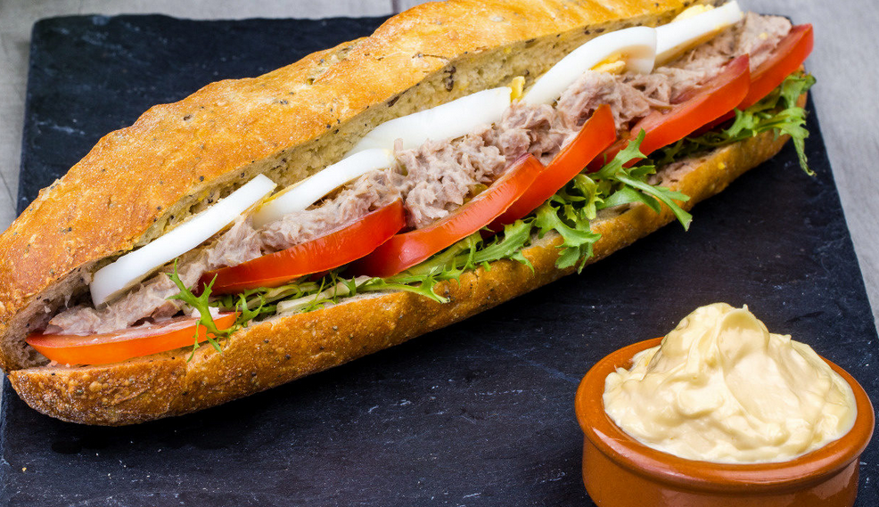 Sandwich Thon-Crudités